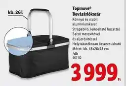 Lidl TOPMOVE Bevásárlókosár ajánlat