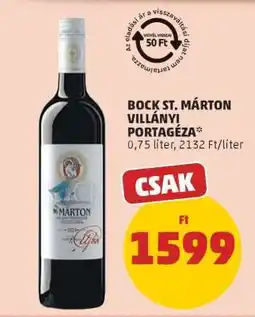 PENNY BOCK ST. MÁRTON VILLÁNYI PORTAGÉZA ajánlat