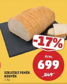 PENNY Szeletelt fehér kenyér ajánlat