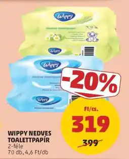 PENNY Wippy Nedves Toalettpapír ajánlat