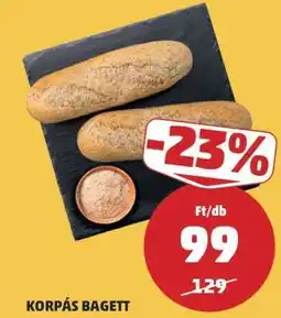 PENNY Korpás Bagett ajánlat