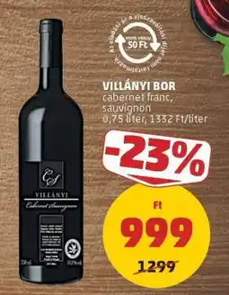 PENNY VILLÁNYI BOR ajánlat