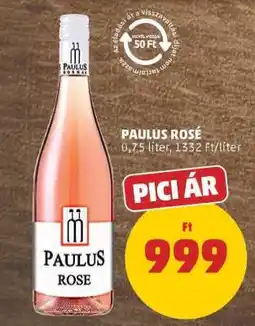 PENNY PAULUS ROSÉ ajánlat