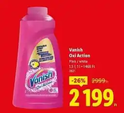 Lidl VANISH Oxi Action ajánlat