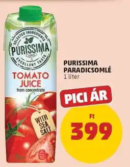 PENNY PURISSIMA PARADICSOMLÉ ajánlat