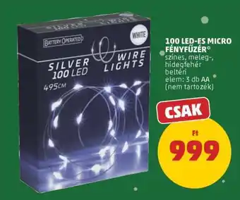 PENNY 100 LED-es Micro Fényfüzér ajánlat