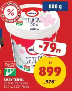 PENNY Sissy Tejföl ajánlat