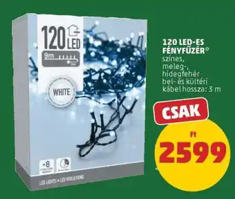 PENNY 120 LED-es fényfüzér ajánlat