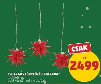 PENNY Csillagos fényfüzér ablakra ajánlat