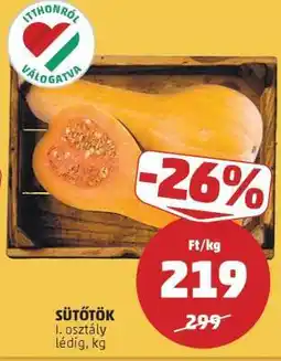 PENNY Sütőtök ajánlat