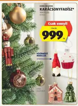 ALDI HOME CREATION KARÁCSONYFADÍSZ ajánlat