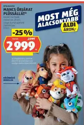 Mancs Őrjárat Plüssállat