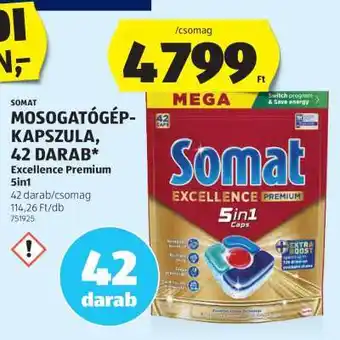 Somat Mosogatógép-kapszula, 42 darab