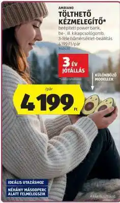 ALDI Ambiano Tölthető Kézmelegítő ajánlat