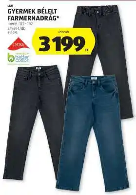 GYERMEK BÉLELT FARMERNADRÁG