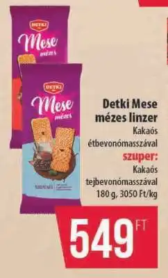Coop DETKI Mese mézes linzer ajánlat