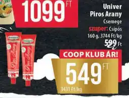 Coop Univer Piros Arany Csemege ajánlat