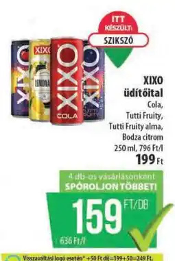 Coop XIXO Üdítőital ajánlat