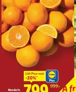 Lidl Mandarin ajánlat