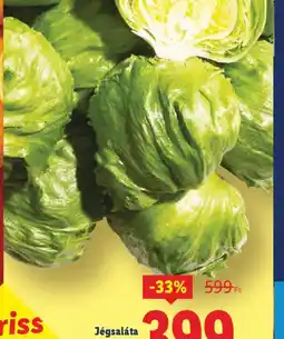 Lidl Jégsaláta ajánlat