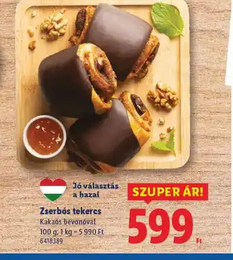 Lidl Zserbs tekercs ajánlat