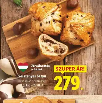Lidl Gesztenyés batyu ajánlat