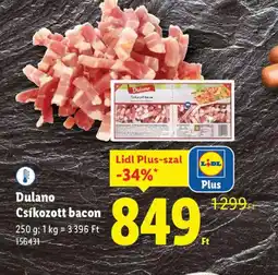 Lidl Dulano Csíkozott bacon ajánlat