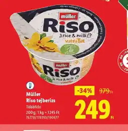 Lidl Müller Riso tejberizs ajánlat