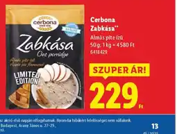 Lidl Cerbona Zabkása ajánlat