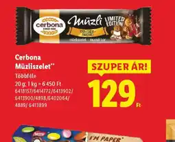 Lidl Cerbona ajánlat