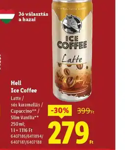 Lidl Hell Ice Coffee ajánlat