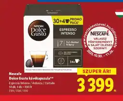 Lidl Nescafe Dolce Gusto kávékapszula ajánlat