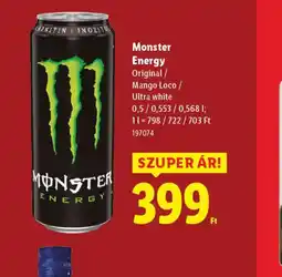 Lidl Monster Energy ajánlat