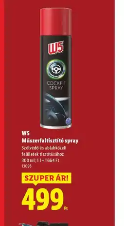 Lidl W5 Műszerfal tisztít spray ajánlat