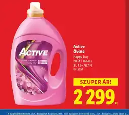 Lidl Active Öblítő ajánlat
