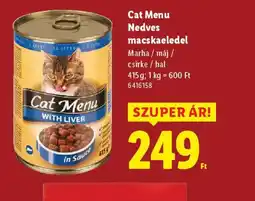 Lidl Cat Menu ajánlat
