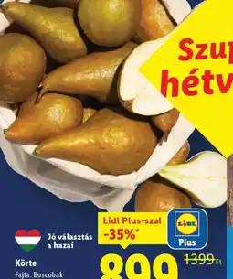 Lidl Körte ajánlat