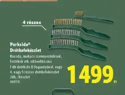 Lidl Parkside Drtkefekészlet ajánlat