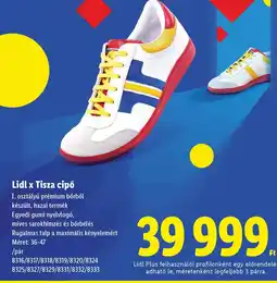 Lidl Lidl x Tisza cipő ajánlat