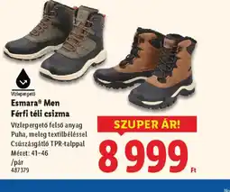 Lidl Esmara® Men Férfi téli csizma ajánlat