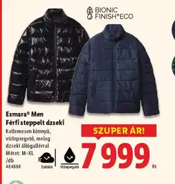 Lidl Esmara® Men Férfi steppelt dzseki ajánlat