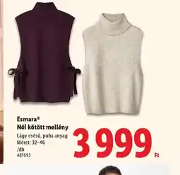 Lidl Esmara Női kötött mellény ajánlat