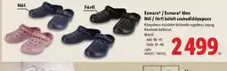 Lidl Esmara® / Esmara® Men Női / férfi bélelt szabadidőpapucs ajánlat