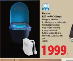 Lidl Livarno LED-es WC-lámpa ajánlat