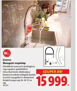 Lidl Livarno Mosogat-csaptelep ajánlat