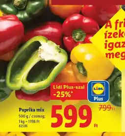 Lidl Paprika mix ajánlat