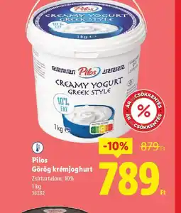 Lidl Pilos Görög krémjoghurt ajánlat