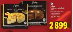 Lidl Deluxe Tejszínes / csokoládés torta ajánlat