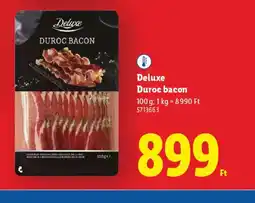 Lidl Deluxe Duroc bacon ajánlat
