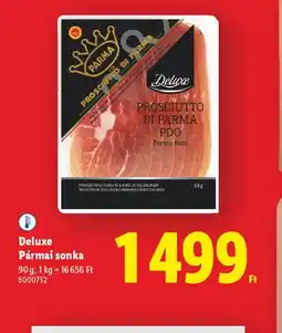 Lidl Deluxe Pármai sonka ajánlat